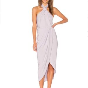 Shona Joy Draped Lilac Dress
